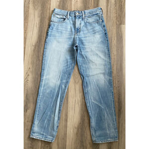 J.Crew Slouchy Boyfriend Jeans Womens 27 Indigo Dye Premium Denim Grunge